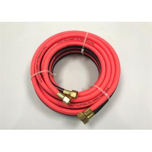 China Red PVC Air Hose / Oxy Acetylene Double Welding Pipe Tube With Connector supplier