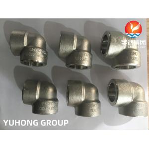 China Stainless Steel Fittings, ASTM A182 F304 Socket Weld Forged Elbow ASME B16.11 supplier