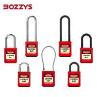 China Red nylon body lockout tagout safety padlock to Overhaul of lockout-tagout equipment on sale