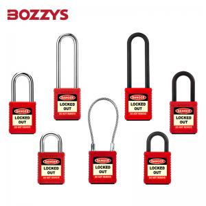 Red nylon body lockout tagout safety padlock to Overhaul of lockout-tagout equipment