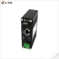 China Industrial Hardened 10/100/1000Base-T to 1000Base-X SFP PoE Media Converter with PoE Reset Function on sale