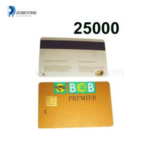 China ATM Parts NCR Magnetic Blank Card Reader Test Card with IC Chip supplier