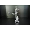 Grey Color Transformer Robot Toy Have Sword For Adult Raise Manipulative Ability
