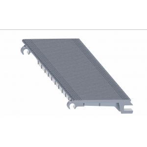 Die Cast Aluminum Moving Walk Pallet Type 1400 Powder Coated Black Color Without Demarcation Line