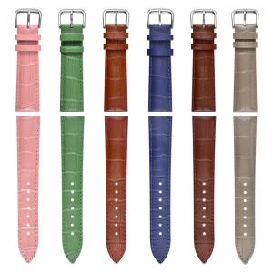 China 10mm 12mm Genuine Leather Watch Strap Fashion Customized 20mm 24mm supplier