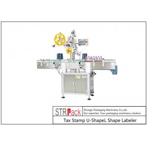 U / L Shape Tax Stamp Labeling Machine 10 - 200 mm