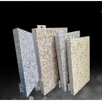 China Easy Installation Wood Grain Marble Aluminum Veneer on sale