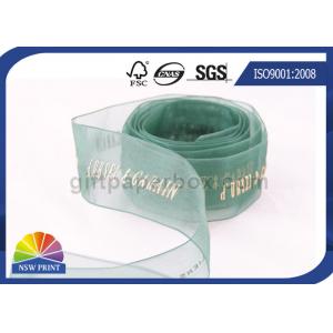 Sheer Packaging Gift Wrap Organza Ribbon For Wedding Florist Corporate