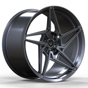 China Monoblock 1 PC Piece Silver Forged Wheels For Ferrari F8 Staggered Size Alloy Car Rims supplier