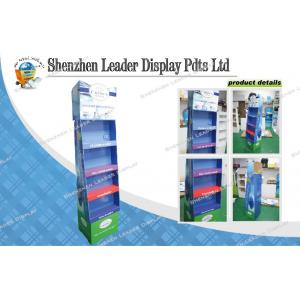 China Tiered Free Standing Cardboard Display Shelf For Air Cleaner In The Supermarket supplier