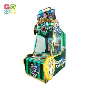 China Soccer shooting goal Coins Operated arcade Entertainment Redemption Game Machine supplier