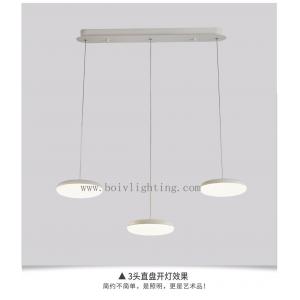 Three LED Light Pendant  Lightings  And Handelier  BV2177-3 SQ 36W White