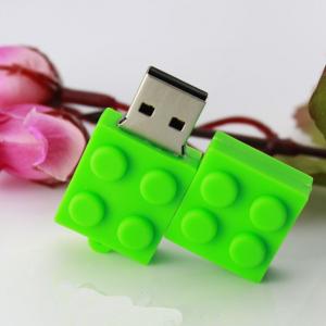 China USB Flash Driver with silicone case Brick shaped  4g 8g promotion item New Design SE-003 supplier