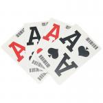 Custom Poker Playing Card Logo Printing On Back Side CMYK Color