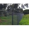 China 1.8m Height High Security 2.5mm Steel Chain Link Fencing Galvanized Round Post wholesale