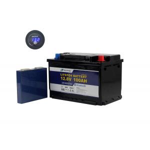 China Street Light Marine Lithium Battery 100Ah 12V Lifepo4 Battery Pack With Display supplier