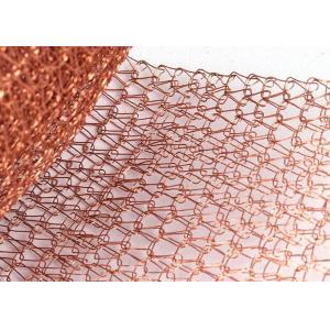 100MM 127MM Copper Mesh For Pest Control Gas Liquid Copper Knitted Mesh