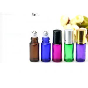 Essential Oil Frosted Glass Roller Bottles 4ml 6ml 8ml 10ml With Stainless Steel Roller