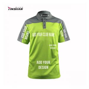 Customs Logo Polyester Unisex Team Race Sportswear Cricket Uniforms Jersey Polo Shirt