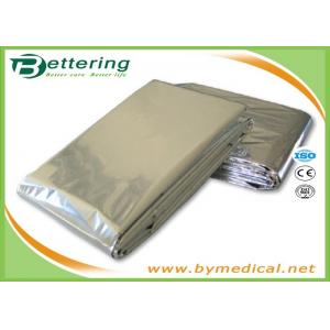 Outdoor Emergency Survival Rescue Blanket , Silver First Aid Foil Blanket
