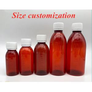 China Maple Cough Syrup Bottle Measurements 3oz 4oz With Screw Cap supplier