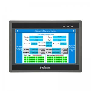 Coolmay 10'' Digital Touch Screen PLC Controller RS232 RS485 PLC Automation Control Panel