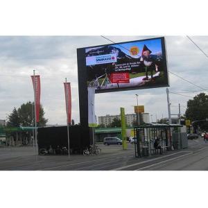 China HD Small Outdoor LED Billboard Full Color P10 LED Video Wall Easy Installation supplier