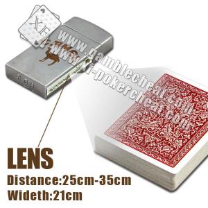 Classic zippo lighter camera|double lenses|poker scanner