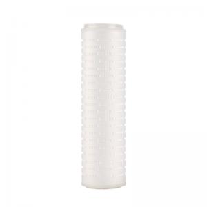 10 Inch 0.2 Micron PP Pleated Cartridge Micro Filter for Final Filtration in Beverage Bottled Water