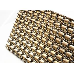 ISO Architectural Steel Mesh Decorative Wire Mesh For Cabinetry And Metal Dividers