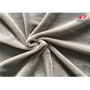 China Elastic Spandex Velvet Fabric Blanket Use Polyester Minky Plush Fabric supplier