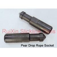 China HDQRJ Pear Drop 1.25 Inch Rope Socket Slickline Tools Nickel Alloy on sale