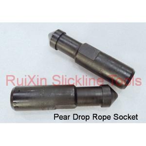 China HDQRJ Pear Drop 1.25 Inch Rope Socket Slickline Tools Nickel Alloy supplier