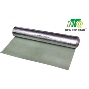 China 920KGS/m3 Acoustic Floor Underlayment Rubber Carpet Underlay With Silver Vapor Barrier supplier
