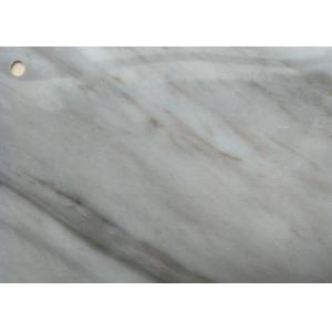 White Grey Marble Self Adhesive PVC Foil For Renewing Cabinet Surface