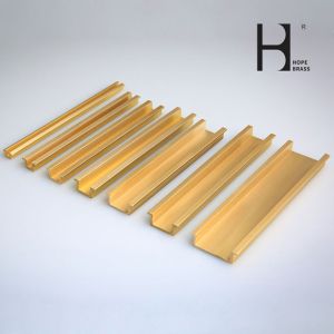 Customizable Hardness Brass U-Shaped Channel for Industrial Applications