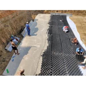 HDPE Plastic Perforated Geocell For Road Construction Grid Paver Geowebs