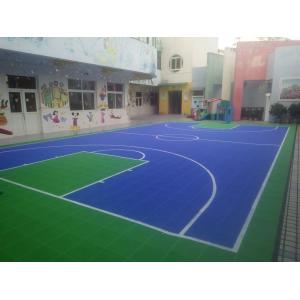 Outdoor Sports Playground Equipments Plastic Sport Court Flooring 10 Year Service Life