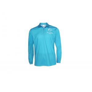 180GSM 100% Polyester Long Sleeve Tee Shirts Sublimation Printing And Embroidery