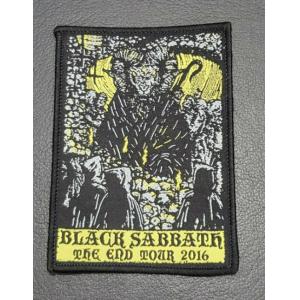 Iron On Custom Woven Patches Black Sabbath The End Tour 2016 Patch For Jacket T Shirt