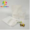 Matt White Plastic Pouches Packaging Doypack Poly Zip Lock Stand Up Pouch