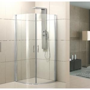 China Easy Use Bathroom Shower Enclosures Fine Finish With Round Sliding Door supplier