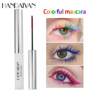 China 12 Colors Waterproof Colored Mascara Colorful Charming Long Lasting For Women Eye Makeup supplier