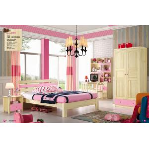 kids pine bed room set furniture,#1003