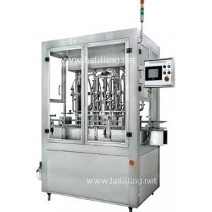 PLC Control 1000bph Glass Jar Sauce Filling Machine 3.58kw