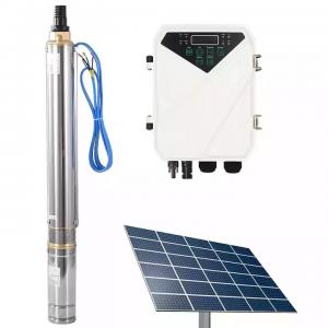 64 Meters Head Solar Water Pump System Dc 1.7m3/H High Flow Submersible Water Pumps For Agriculture Irrigation