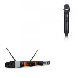 China OLED Display Screen Wireless UHF Microphone Frequency Transmitter Sync supplier