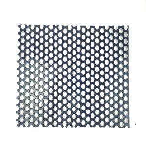 Decorative Punched Round Hole W0.5m Perforated Metal Plate For Outdoor Wall