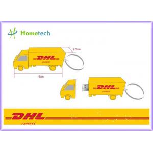 China Cartoon DHL Truck Customized USB Flash Drive with High Speed USB memory 4GB / 8GB supplier