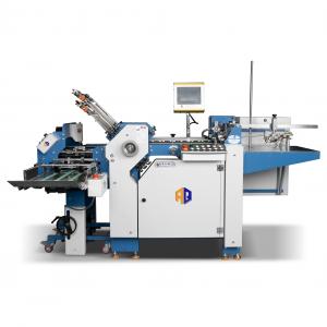 200m/Min Cross Fold Paper Folding Machine Leaflet Folding Equipment